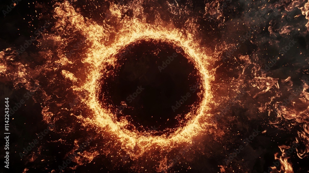 Poster particles from solar flares and coronal mass ejections emitted by the sun create a captivating deskt