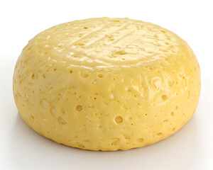 3D Rendering of a Textured Cheese Ball Free PNG: Realistic Food Clipart for Designs.