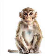 Monkey isolated on white background
