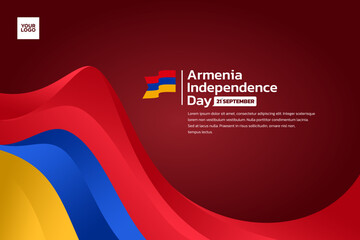 Armenia flag background, Armenia independence day 21st september