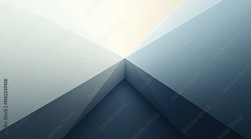 Poster gradual transition of shades creating a minimalist gradient background in soft hues