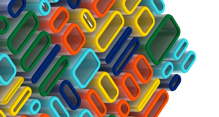 Mosaic triangular low poly style abstract geometric background