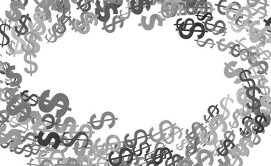 dollar symbol, 3d render illustration