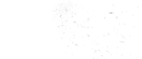 Frosty Snowfall: Mesmeric 3D Illustration Depicting Descending Holiday Snowflakes