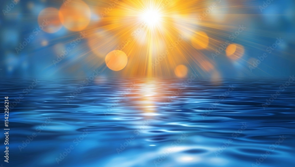 Poster overlay with a blurred glow. apply a lens flare filter. add bokeh sunlight glare leaks. create a ret