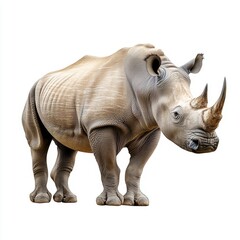 Obraz premium Rhino isolated on white background