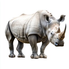 Fototapeta premium Rhino isolated on white background