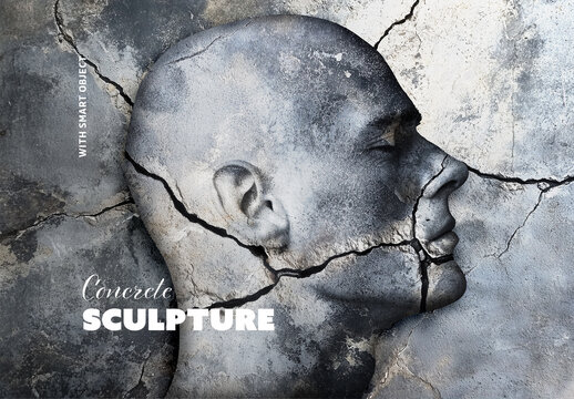 Concrete Sculpture Effect