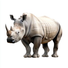 Fototapeta premium Rhino isolated on white background
