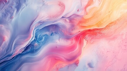 Obraz premium Vibrant multicolor watercolor splash creating an artistic background for any design project