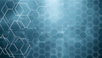 Fototapeta premium Hexagon pattern background healthcare medical background concept 