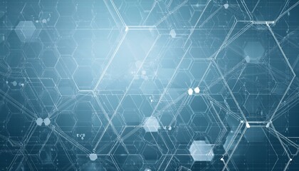 Hexagon pattern background healthcare medical background concept 