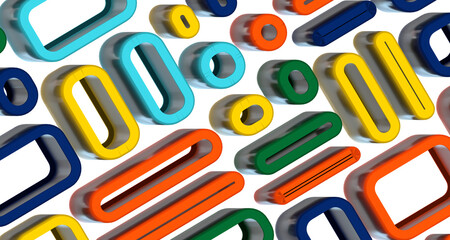 Abstract Geometric backgrounds full Color