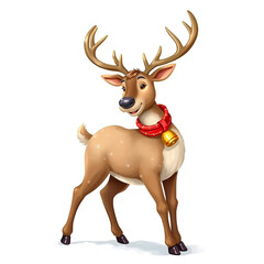 Christmas Deer and Christmas room 