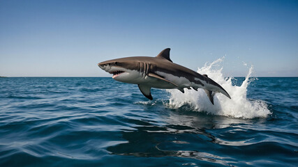 Fototapeta premium shark in the sea