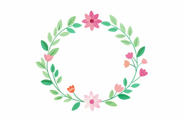 wreath with flowers