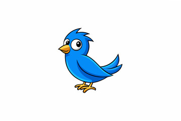 blue bird on a branch