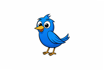 blue bird cartoon