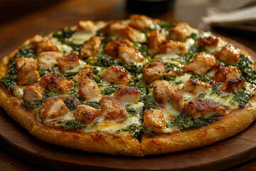 Pesto Chicken Pizza