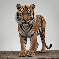 Obraz premium tiger on a background white