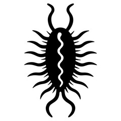  Hydrozoan silhouette vector art illustration