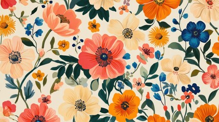 A Vibrant Floral Tapestry