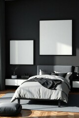 bedroom with tv set
