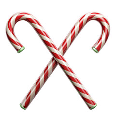 Christmas Candy Cane Crossed