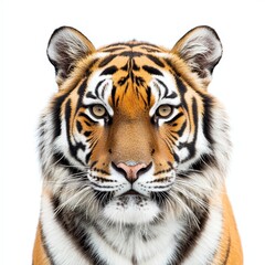 tiger isolated on white background