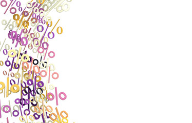 Blurred sale background. 3d