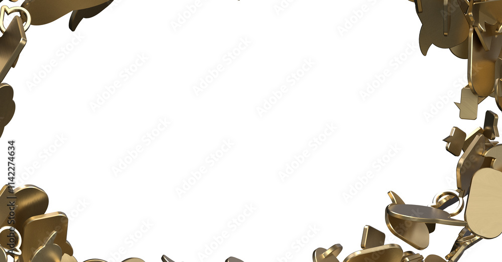 Poster hand holding using mobile phone with email icon on screen. concept of business communication