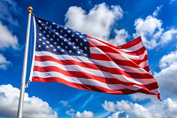American flag for loyalty day events