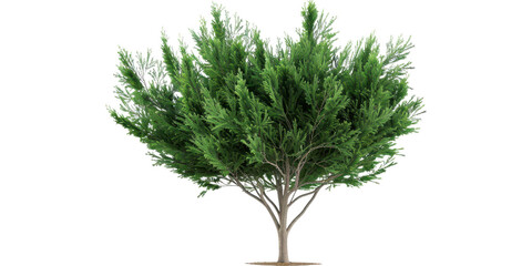 Obraz premium Stunning Lush Evergreen Tree in Potted Garden