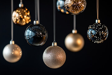 Elegant Festive Ornaments Display