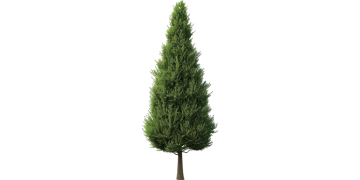 Majestic Evergreen Tree in Nature's Embrace