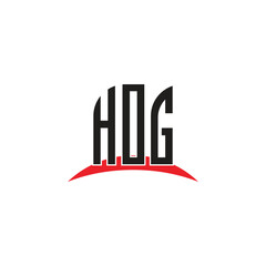 GHR  letter logo design with white background in illustrator, vector logo modern alphabet font