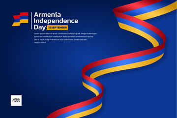 Armenia flag background, Armenia independence day 21st september