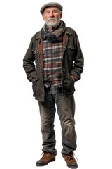 Fototapeta premium Mature Man in Casual Wear