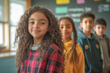 Obraz premium Diverse Group of Young Students