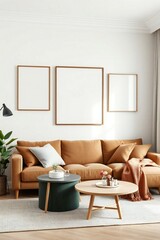 modern living room with sofa