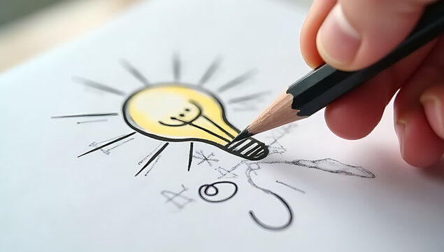 Start your 2023 business with a fresh idea, fueled by inspiration and creativity, captured on paper with a simple pencil._00003_