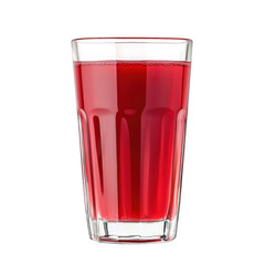 A Glass of Refreshing Red Berry Juice, on transparent background , png