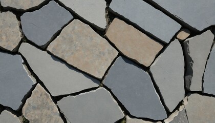 Fototapeta premium Abstract texture of cracked stone with natural weathering