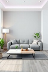 Fototapeta premium modern living room interior