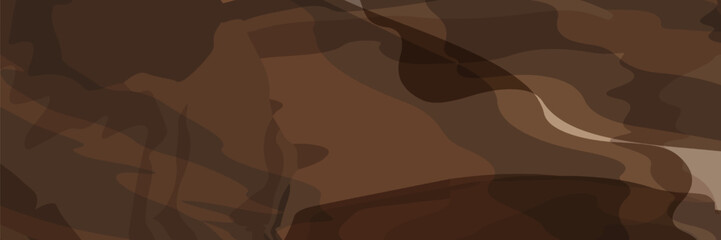 Chocolate and coffee powder, scattered cocoa on a light background. Particles of earth and dust. Brown sand texture.Top view of the cake.