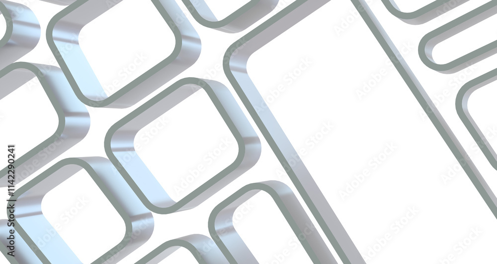 Aufkleber Abstract Low-Poly background. triangulated texture. Design 3d