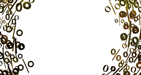 Blurred sale background. 3d transparent PNG