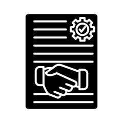 deal agreement icon element for design