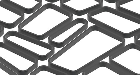 Multicolor abstract background banner of triangles , all the colors of the rainbow