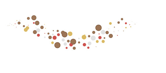 Multicolor confetti abstract background with a lot of falling pieces, isolated on a white background.